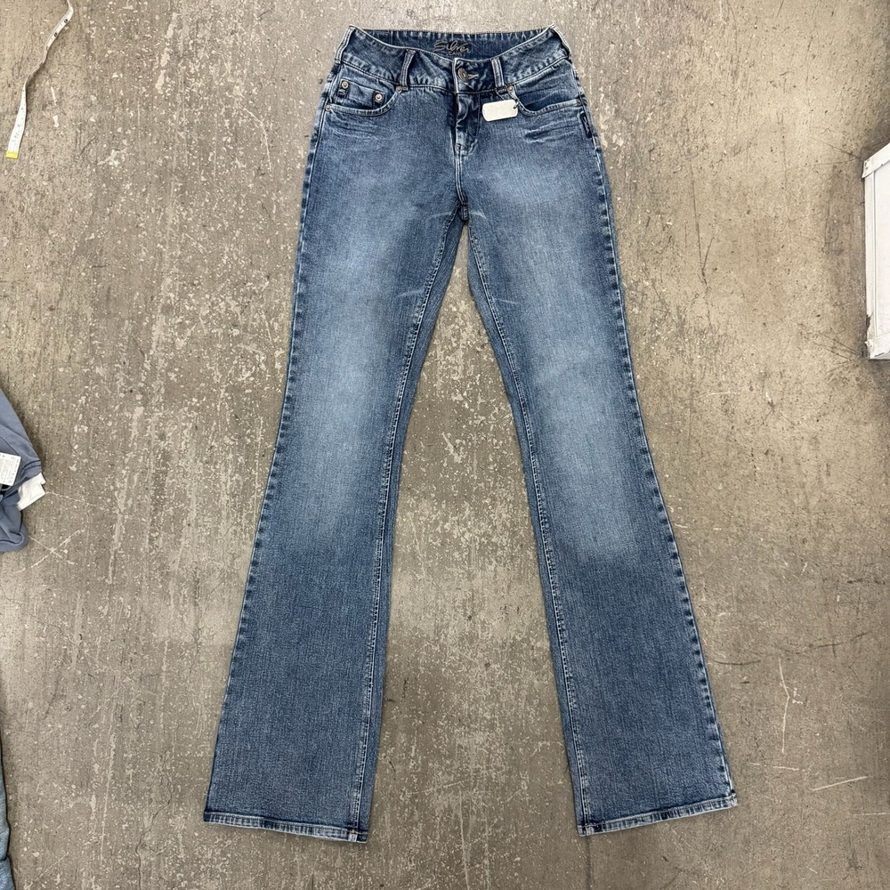 Silver Jeans Flare Denim Women 26 Blue Excellent Y2K Low Rise Bootcut Vintage